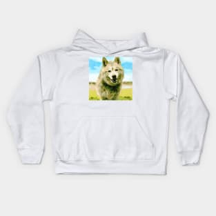 Happy Malamute Kids Hoodie